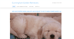 Desktop Screenshot of cunninghamgoldens.com