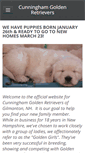 Mobile Screenshot of cunninghamgoldens.com